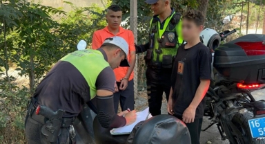Motosikletli torbacılar böyle yakalandı