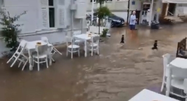Mudanya ve Güzelyalı yağmur'a teslim!