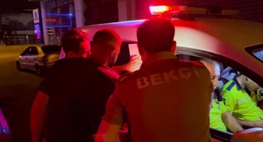 Polisten kaçtı, gece kartallarına yakalandı