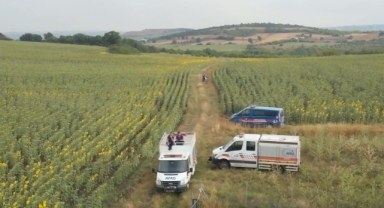 Sazlıklarda kaybolan adamı AFAD dron ile buldu