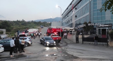 Tekstil fabrikasında korkutan yangın