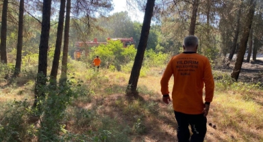 Yıldırım'dan yangın söndürme çalışmalarına destek