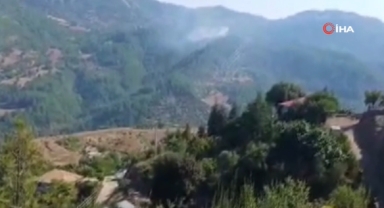 Adana’da orman yangınına müdahale eden helikopter düştü