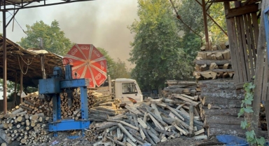 Bursa'da korkutan yangın