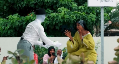 Bursalı cansız manken Afrikalıları korkuttu