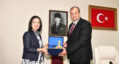 Çin'li heyet resmi ziyaret sebebiyle İznik'te