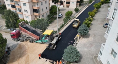 İnegöl’de asfalt çalışmaları başladı