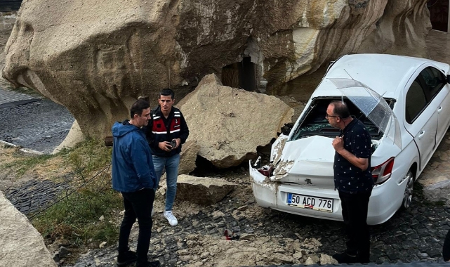Kapadokya’yı sel vurdu