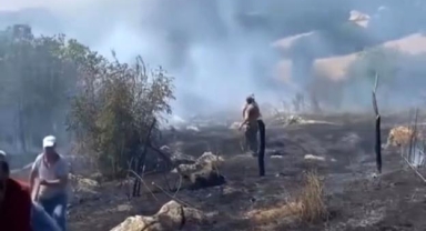 Karacabey’de çıkan yangın korkuttu