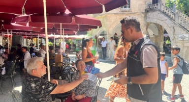 Narkotik polisleri vatandaşları bilgilendirdi