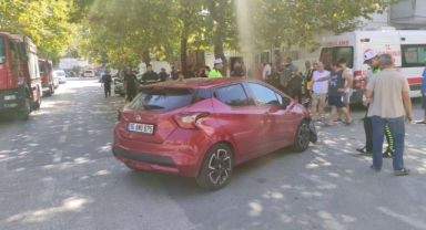 Orhangazi'de çarpışan araçlar hurdaya döndü