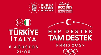 Türkiye-İtalya maçı dev ekranlarda