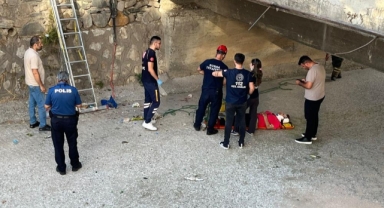 Yürüyüş yaparken dereye düşen kadın yaralandı