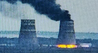 Zaporijya Nükleer Santrali topraklarında yangın çıktı