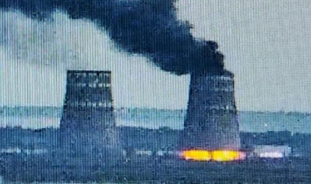 Zaporijya Nükleer Santrali topraklarında yangın çıktı