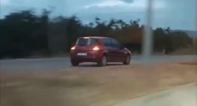 Anayolda ters yönde kilometrelerce son sürat ilerledi