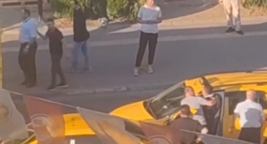 Bursa'da 'yol verme' tartışması kamerada