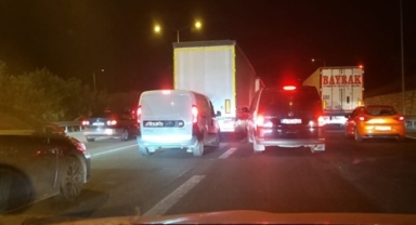 Bursa-İzmir Yolunda trafik yoğunluğu yaşanıyor