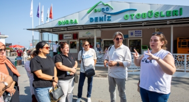 Bursa’nın güzelliklerini işaret diliyle tanıyorlar