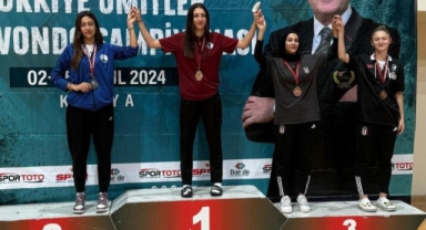 Osmangazili tekvandocu Türkiye ikincisi oldu