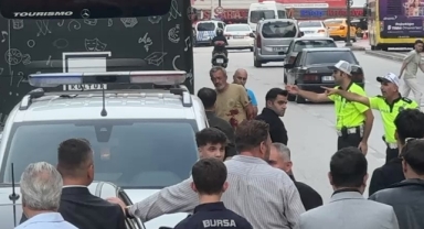 Şehir merkezi'nde korku dolu anlar