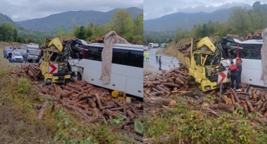 Zonguldak'ta feci otobüs kazası: 2 ölü 23 yaralı