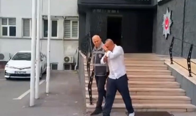 Aranan şahıs eşini ziyaret edince yakalandı