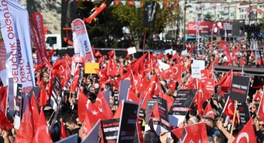 Başkan Bozbey, İstanbul'da CHP'nin miting'ine katıldı