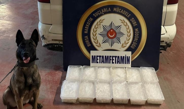Bursa'da tarihi uyuşturucu operasyonu