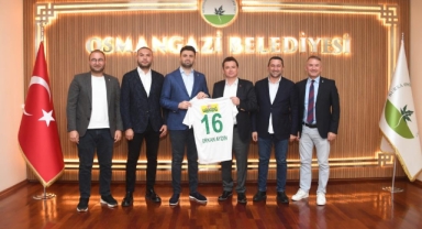 Bursaspor Yönetiminden Başkan Aydın’a ziyaret