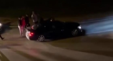 Drift atan magandalara mahalle sakinleri dur dedi