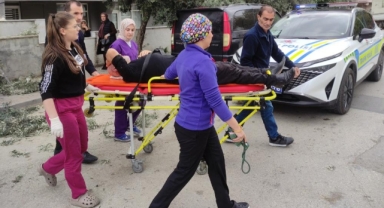 Orhangazi'de zeytin budarken ağaçtan düştü