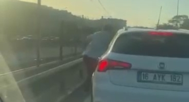 'Yol verme' kavgası'nda yumruklar konuştu