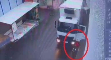 3 aracı pert eden kamyonun görüntüleri ortaya çıktı