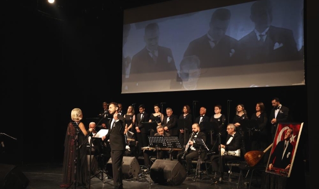 Atatürk Nilüfer’de sevdiği şarkılarla anıldı