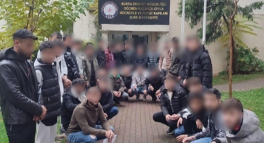 Bursa’da 34 kaçak göçmen yakalandı