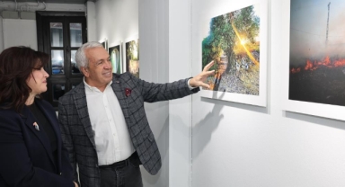 Ebru Ceylan'ın 'Yerin Ruhu' sergisi Nilüfer'de