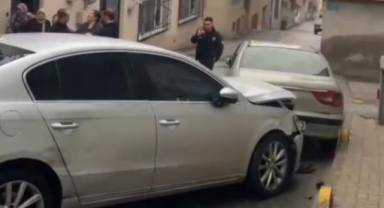 Freni patlayan BİM kamyonu 3 aracı pert etti
