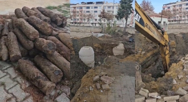 Gelibolu'da patlamamış 50 top mermisi bulundu