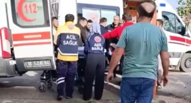 Kontrolden çıkan, otomobil sitenin bahçesine uçtu