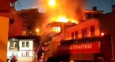 Mudanya'da yangında daire küle döndü