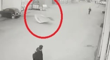 Okula giden öğrenci saniyeler ile yaralanmaktan kurtuldu