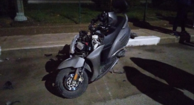 Otomobil ile motosiklet çarpıştı: 1 ağır yaralı