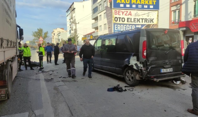 Tek teker üzerinde gitmek isterken kaza yaptı