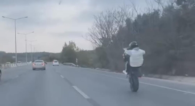 Tek teker üzerinde kilometrelerce ilerledi