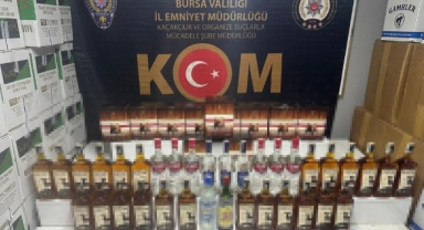 Bursa’da 1 yılda 9 bin 865 litre sahte alkol ele geçirildi