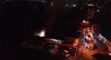 Bursa'da çiftlikte korkutan yangın