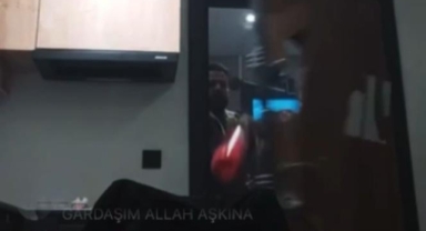 Canlı yayında polis bastı, o anlar kameraya yansıdı