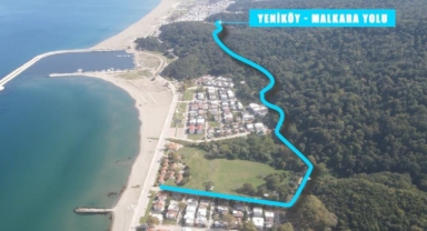 Karacabey'in tatil beldesi Yeniköy, tek yön yol ile rahat nefes alacak