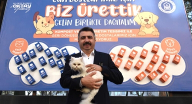 Yıldırım'da atık gıdalar mamaya dönüşüyor
